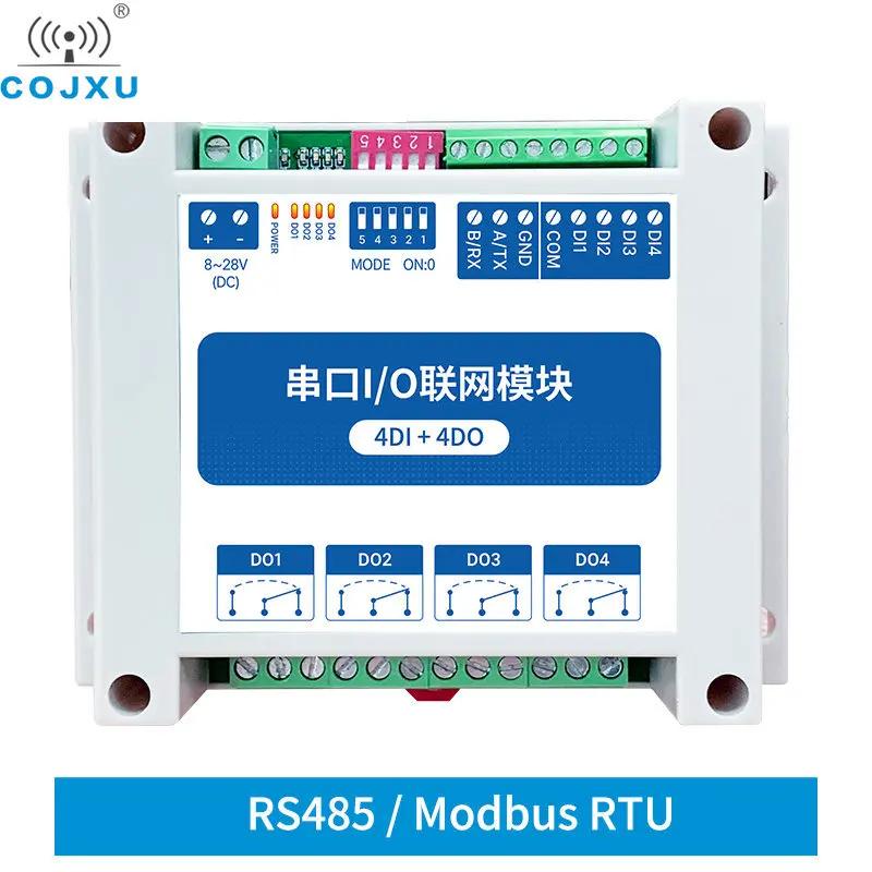 ModBus RTU  IO , RS485 ̽, 4DI + 4DO 4    ġ, 8  28VDC, COJXU MA01-AXCX4040